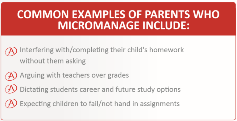 Micromanaging examples