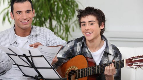 Teen learns how to get an A in Music from a tutor