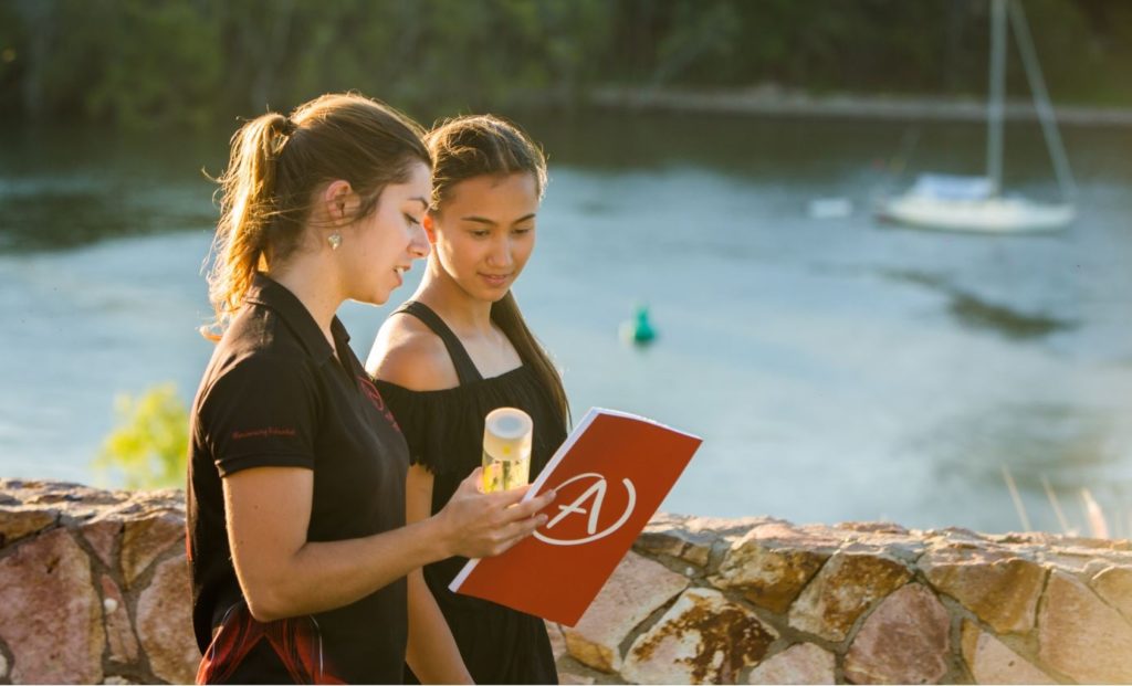 A Tutor Demonstrating to a student how to break up a task