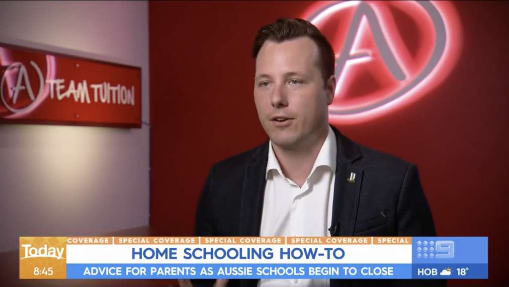 Channel 9s Today Show talks online schooling with Hayden McEvoy
