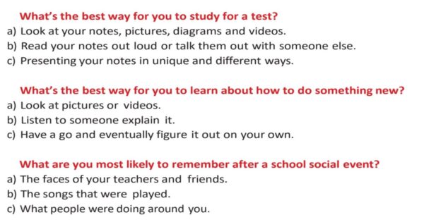 3 Common Learning Styles: Kinaesthetic, Auditory & Visual | A Team Tuition